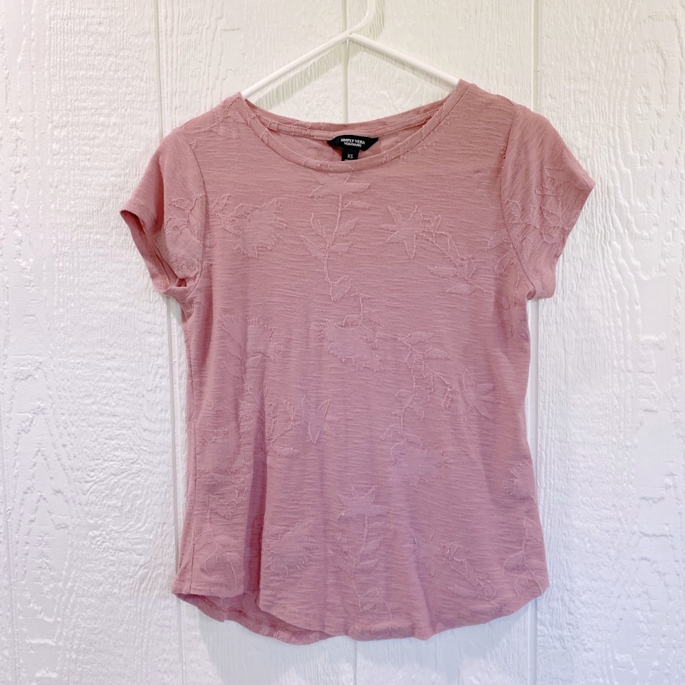 Simply Vera Vera Wang Top, Textured Knit shirt